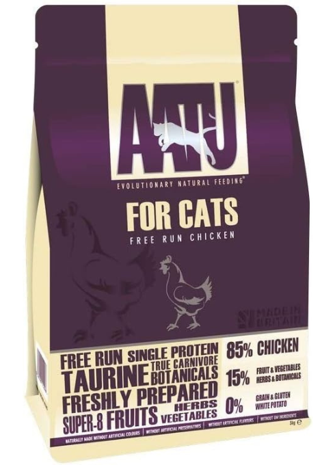 AATU 85/15 Complete Dry Cat Food Chicken 3kg