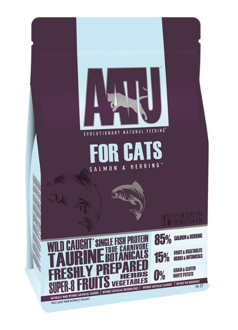 AATU 85/15 Complete Dry Cat Food Salmon & Herring 3kg