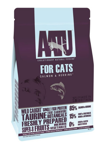 AATU 85/15 Complete Dry Cat Food Salmon & Herring 3kg
