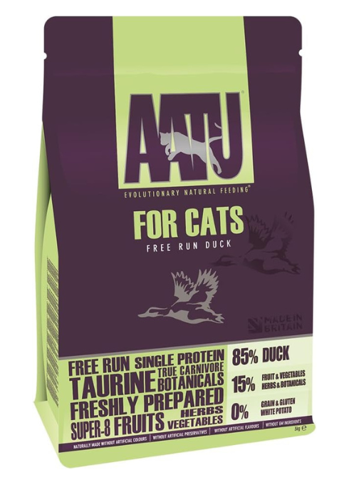 AATU 85/15 Complete Dry Cat Food Duck 3kg