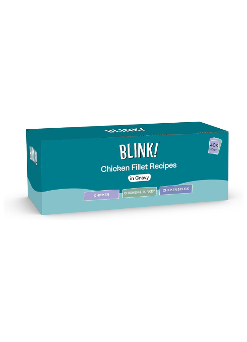 Blink Adult Cat Food Chicken Selection in Gravy 40x85g - Natural Wet Food
