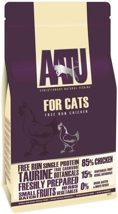 AATU 85/15 Complete Dry Cat Food Chicken 3kgKittyMart