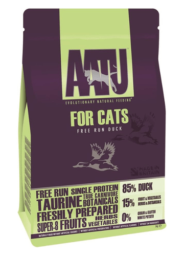 AATU 85/15 Complete Dry Cat Food Duck 3kgKittyMart