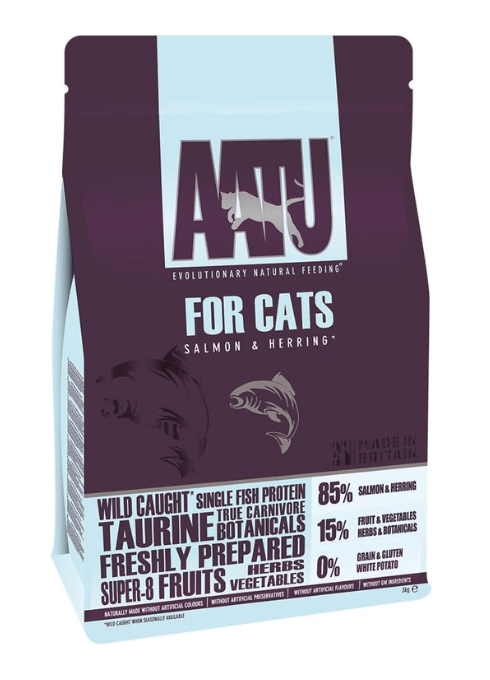 AATU 85/15 Complete Dry Cat Food Salmon & Herring 3kgKittyMart