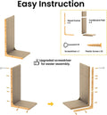 Cardboard Cat Scratcher Lounge Bed – Curved Corrugated Scratch PadCat Scratching PostKittyMart