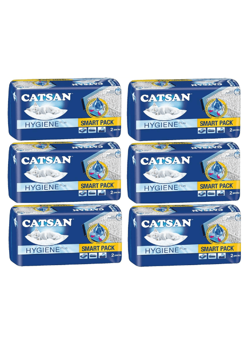 CATSAN Smart Pack Cat Litter Tray Liners - 6 Inlays (3x2 Pack)KittyMart