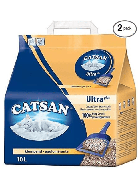 CATSAN Ultra Clumping Cat Litter – 2 x 10L | Highly Absorbent, Low - Dust, Superior Odour ControlKittyMart
