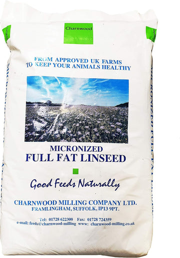 Charnwood Milling Micronised Full Fat Linseed Meal 20 KgEquine FeedKittyMart