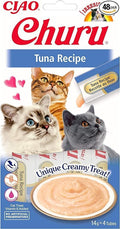 Ciao Churu Cat Treats – Tuna Flavour (48 x 14g) | Soft & Creamy Squeezable Purée, Natural, Grain - Free SnackKittyMart