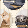 Compact Cat Tree with Condo, Perch & Sisal Scratching Posts – GreyCat Scratching PostKittyMart