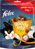 Felix Goody Bag Original Mix Cat Treats - JUMBO PACK 330g (Pack of 5)KittyMart