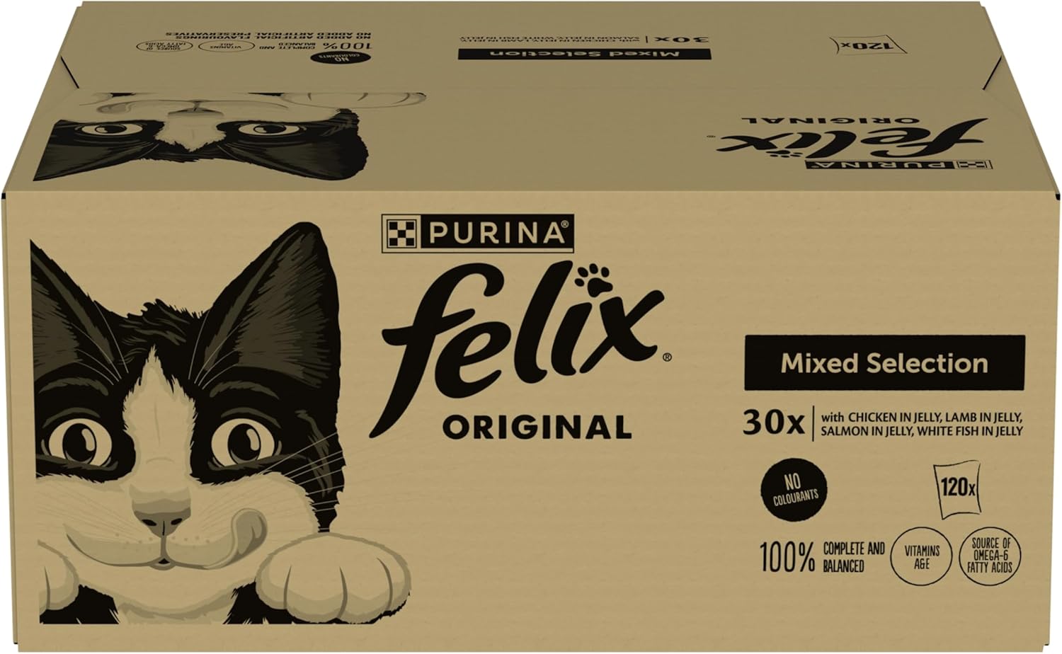 Felix Original Mixed Selection in Jelly Wet Cat Food 120x85gKittyMart