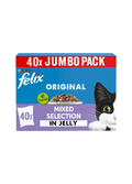 Felix Original Mixed Selection in Jelly Wet Cat Food – 40 x 85gKittyMart