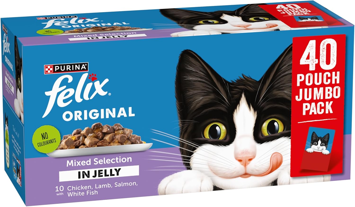 Felix Original Mixed Selection in Jelly Wet Cat Food – 40 x 85gKittyMart