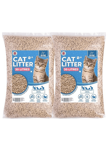 Fur & Bone Ultra Absorbent Wooden Cat Litter 2x30LKittyMart