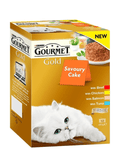 Gourmet Gold Savoury Cake Wet Cat Food – Meat & Fish VarietyKittyMart