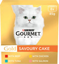 Gourmet Gold Savoury Cake Wet Cat Food – Meat & Fish VarietyKittyMart
