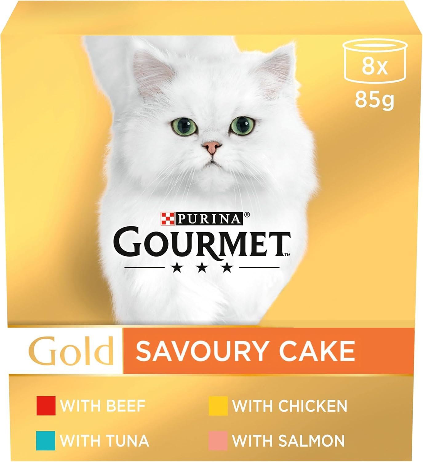 Gourmet Gold Savoury Cake Wet Cat Food – Meat & Fish VarietyKittyMart