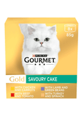 Gourmet Gold Savoury Cake Wet Cat Food – Meat & Vegetable VarietyKittyMart