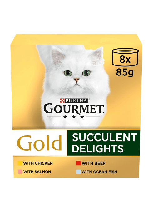 Gourmet Gold Succulent Delights Wet Cat Food – Variety PackKittyMart