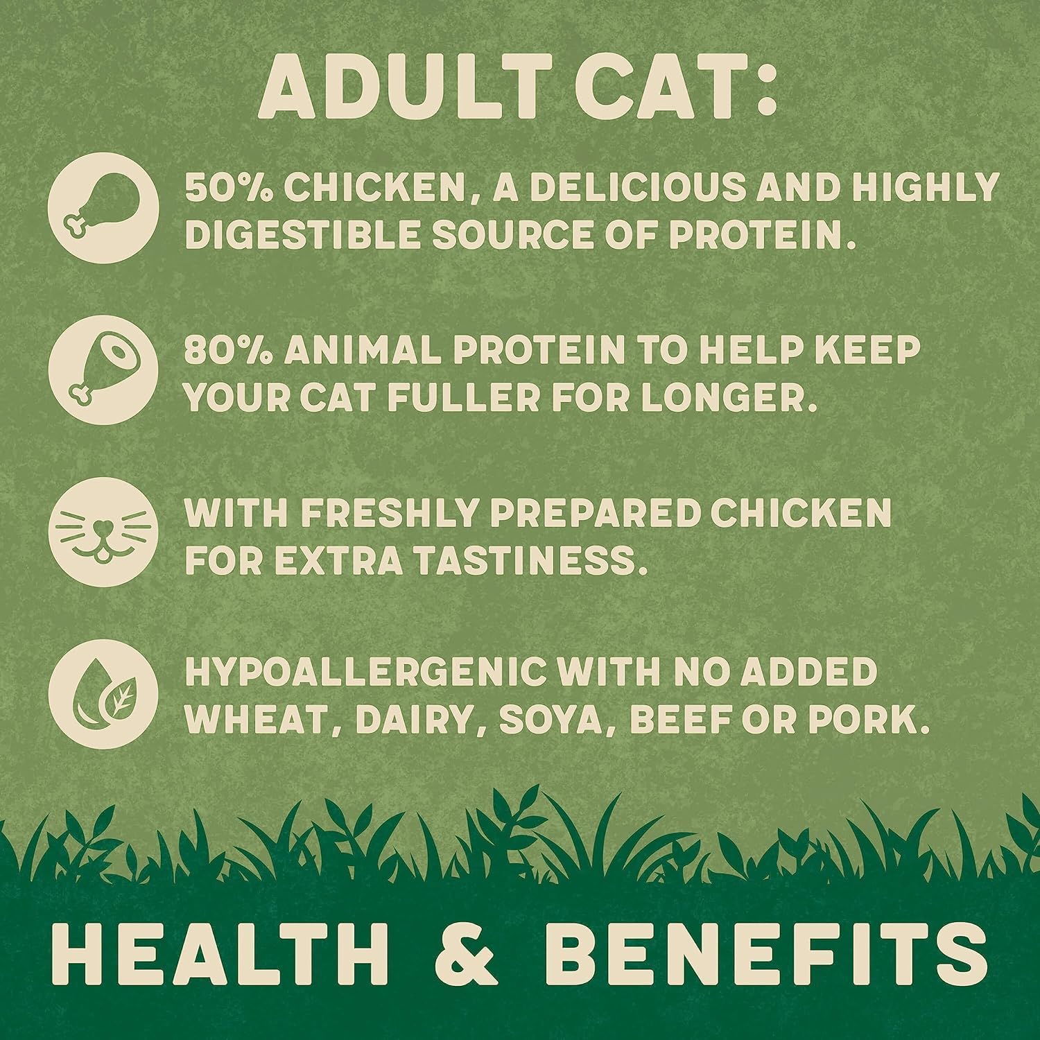 Harringtons Complete Adult Dry Cat Food with Chicken 2kg (Pack of 4)KittyMart