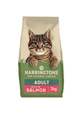 Harringtons Complete Adult Dry Cat Food with Salmon 2kg (Pack of 4)KittyMart