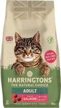 Harringtons Complete Adult Dry Cat Food with Salmon 2kg (Pack of 4)KittyMart