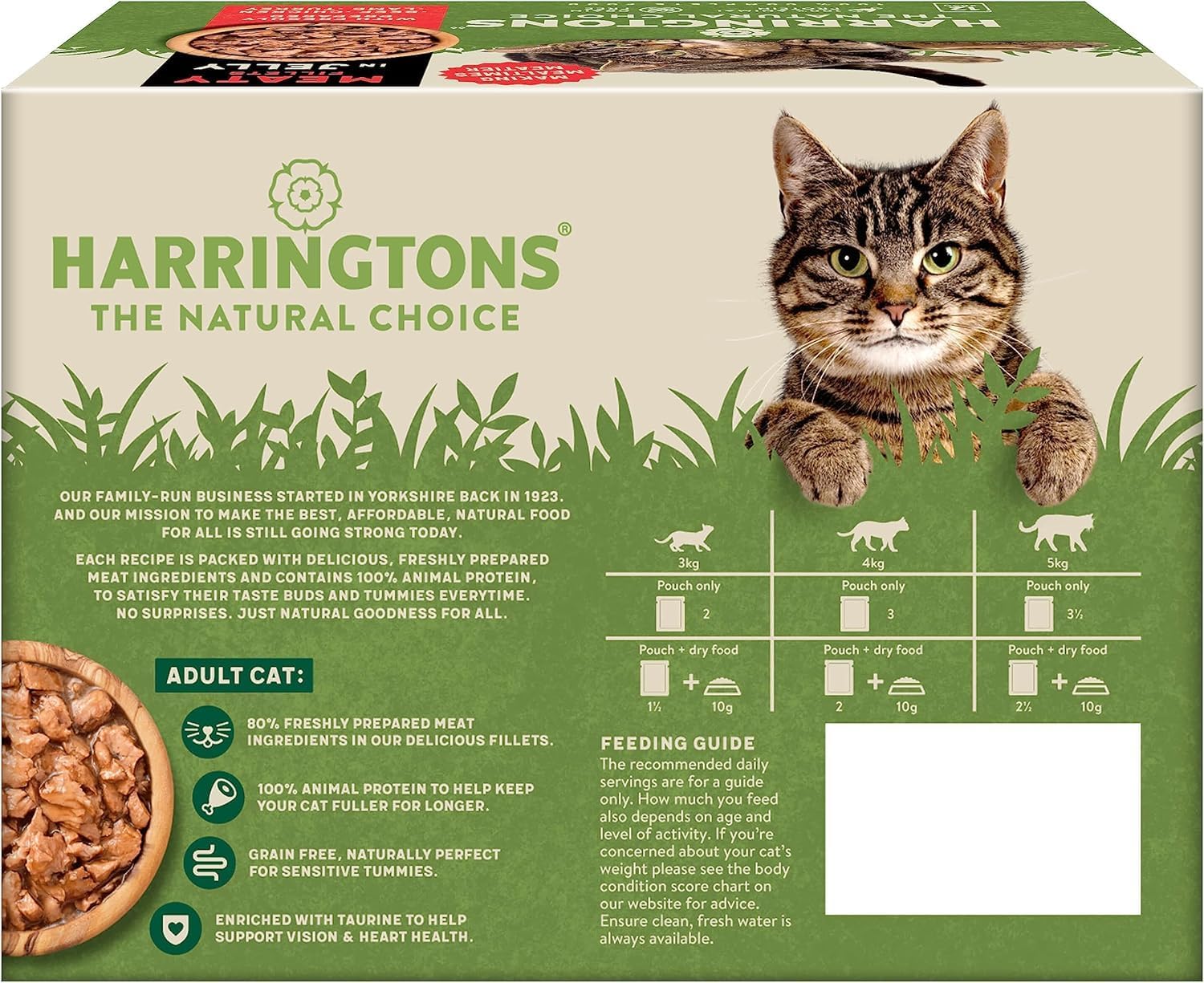 Harringtons Complete Grain - Free Adult Cat Food – Meaty Selection in Jelly Mega PackKittyMart