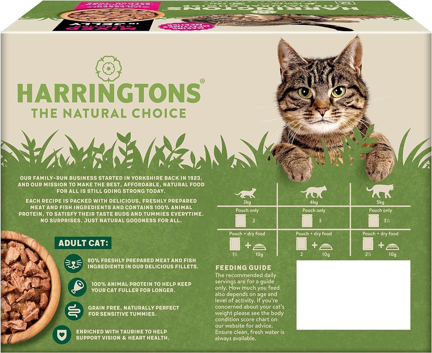 Harringtons Complete Grain - Free Adult Cat Food Mixed Selection in Jelly MegaPackKittyMart