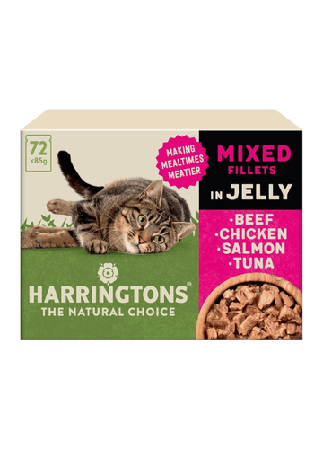 Harringtons Complete Grain - Free Adult Cat Food Mixed Selection in Jelly MegaPackKittyMart