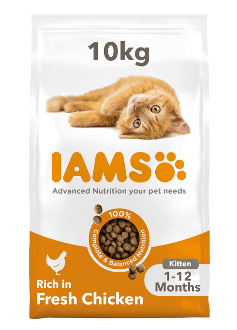 IAMS Complete Dry Kitten Food with Chicken 10kgKittyMart