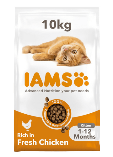 IAMS Complete Dry Kitten Food with Chicken 10kgKittyMart