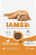 IAMS Complete Dry Kitten Food with Chicken 10kgKittyMart