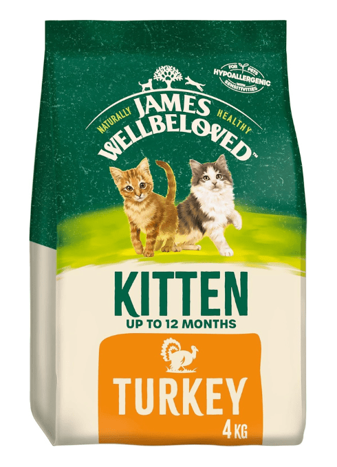 James Wellbeloved Complete Kitten Dry Cat Food with Turkey 4kgKittyMart