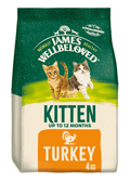 James Wellbeloved Complete Kitten Dry Cat Food with Turkey 4kgKittyMart