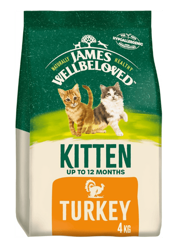 James Wellbeloved Complete Kitten Dry Cat Food with Turkey 4kgKittyMart