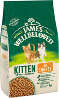 James Wellbeloved Complete Kitten Dry Cat Food with Turkey 4kgKittyMart