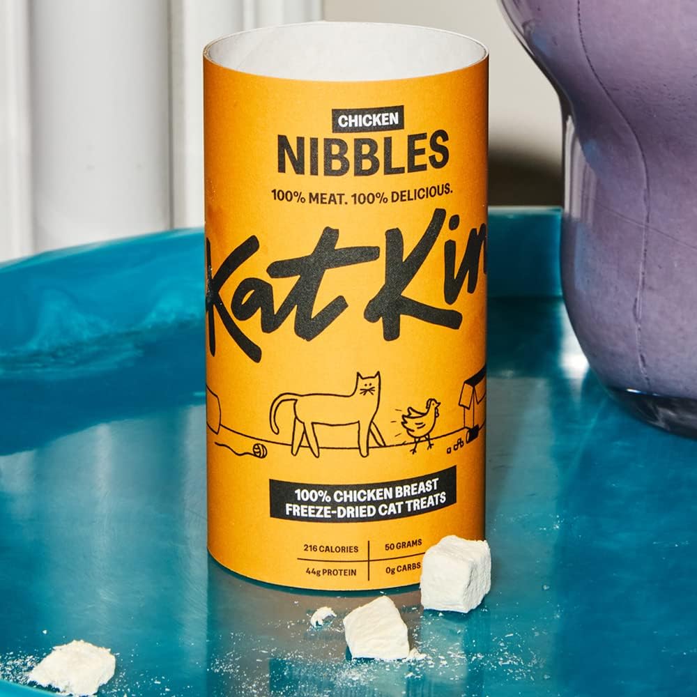 KatKin Chicken Nibbles 100% Freeze - Dried Cat Treats - 4x50gKittyMart