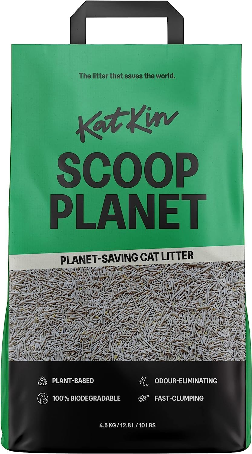 KatKin Scoop Planet Clumping Cat Litter 4 x 4.5kg (12.8L)KittyMart