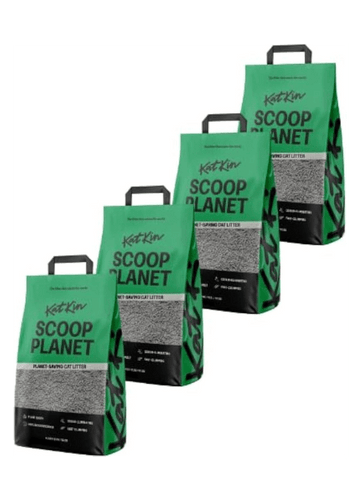 KatKin Scoop Planet Clumping Cat Litter 4 x 4.5kg (12.8L)KittyMart