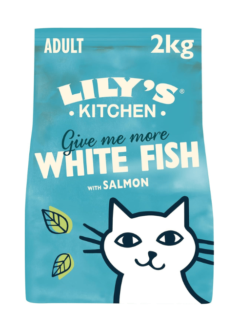 Lily's Kitchen White Fish and Salmon - Natural Ingredients Grain - Free - Dry Cat Food | 4kgKittyMart