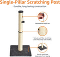 Medium Cat Scratching Post with Hanging Toy – GreyCat Scratching PostKittyMart