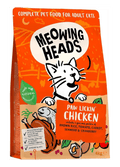 Meowing Heads Complete Dry Cat Food 4kg - Paw Lickin' Chicken - Vet ApprovedKittyMart
