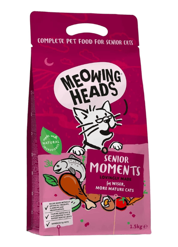 Meowing Heads Senior Moments – Dry Cat Food for Senior CatsKittyMart