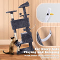 Multi - Level Cat Tree with Condos, Perches & Scratching Posts – GreyCat Scratching PostKittyMart