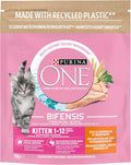 Purina ONE Kitten Dry Cat Food with Chicken & Wholegrain 750g (Pack of 4)KittyMart