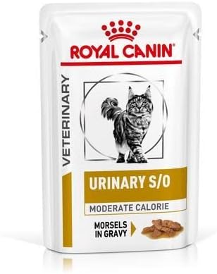 Royal Canin Veterinary Diet Feline Urinary S/O Moderate Calorie Gravy Pouches 48 x 85gKittyMart