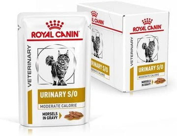 Royal Canin Veterinary Diet Feline Urinary S/O Moderate Calorie Gravy Pouches 48 x 85gKittyMart