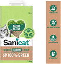 Sanicat Natura Activa 100% Green Natural Clumping Cat Litter 4 x 2.5kgKittyMart
