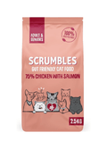 Scrumbles Chicken & Salmon Dry Cat Food 2.5kg - High Protein Adult & SeniorKittyMart